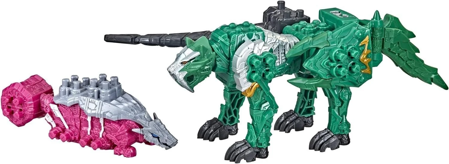 Игрушка Power Rangers Dino Fury Ankylo Hammer and Tiger Claw Zord для детей от 4 лет, фото №3