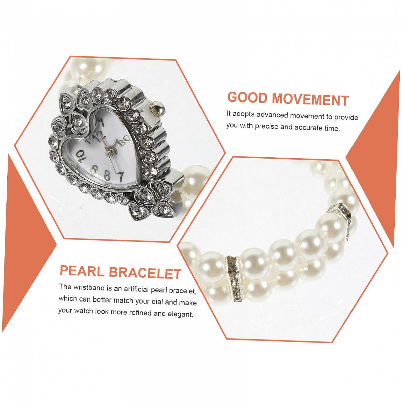 Женские часы-браслет LIFKOME Жемчужная цепочка из искусственного жемчуга Кварцевые часы для отдыха Элегантный аксессуар с текстурой и прочностью, фото №6 Женские часы-браслет LIFKOME Жемчужная цепочка из искусственного жемчуга Кварцевые часы для отдыха Элегантный аксессуар с текстурой и прочностью, фото №6