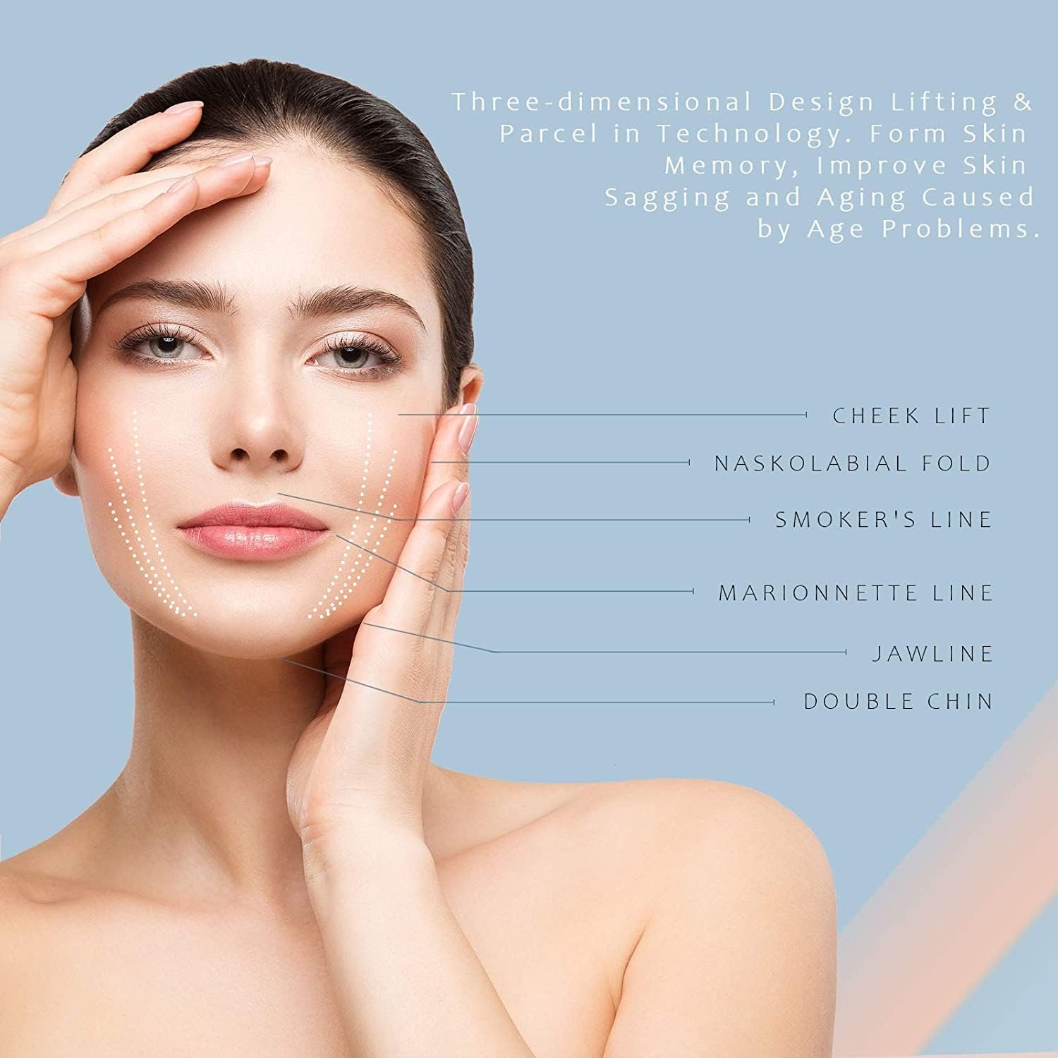 V-образные патчи для подтяжки лица Маска для подтяжки лица, 5 патчей, фото №3