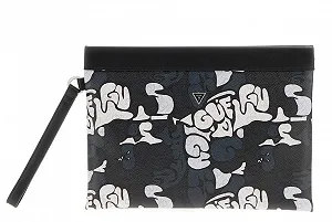 Купить Мужской клатч GUESS с принтом граффити-логотипов - Фото 1 Мужской клатч GUESS с принтом граффити-логотипов - Фото 1