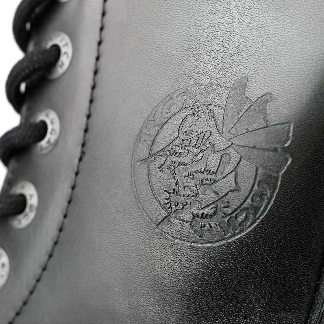 Черевики Шкіряні Angry ITCH Ranger Army 8-Hole Green Rub-Off Сталевий Носок EU36-48, фото №7