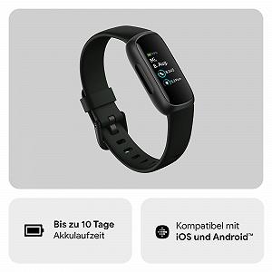 Фитнес-браслет Google Fitbit Inspire 3, монитор сердечного ритма, управление стрессом, анализ сна, до 10 дней работы от аккумулятора, совместим с Android/iOS synthetic.ua - Фото 1