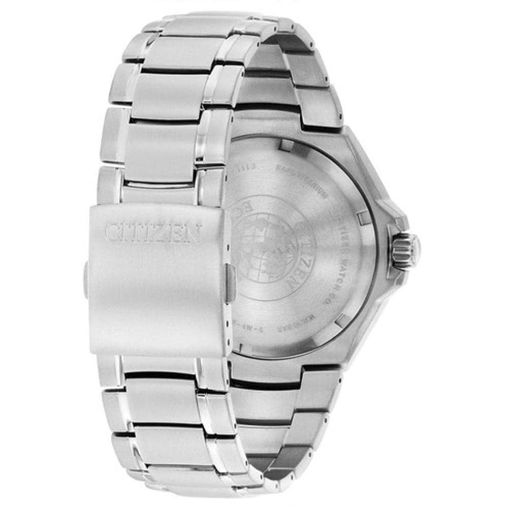 Чоловічий аналоговий годинник Citizen Eco-Drive з титановим ремінцем, фото №2