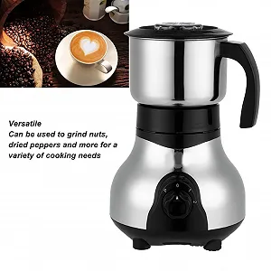 Электрическая кофемолка Topyond для домашнего использования, нержавеющая сталь, для кофейных зерен, специй, орехов, трав, зерен, 300 Вт, EU Plug, 220 В synthetic.ua - Фото 1