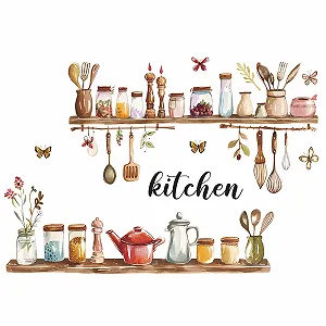 Наклейка на стіну Kitchen Cooking 40 x 60 см synthetic.ua - Фото 1