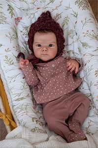 Кукла Reborn Zero pam Realistic Newborn Baby Girl 45 см Силиконовая Реалистичная с Открытыми Глазами Девочка С Волосами Мягкое Тканевое Тело для Детей от 3 Лет - Фото 1