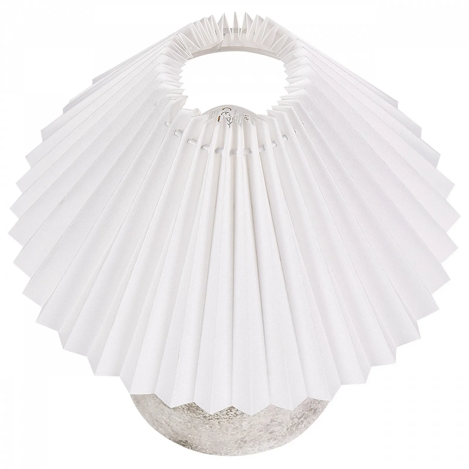 Настільна лампа Zeyi керамічна основа-ваза тканинний плафон конусоподібна сіра, фото №7