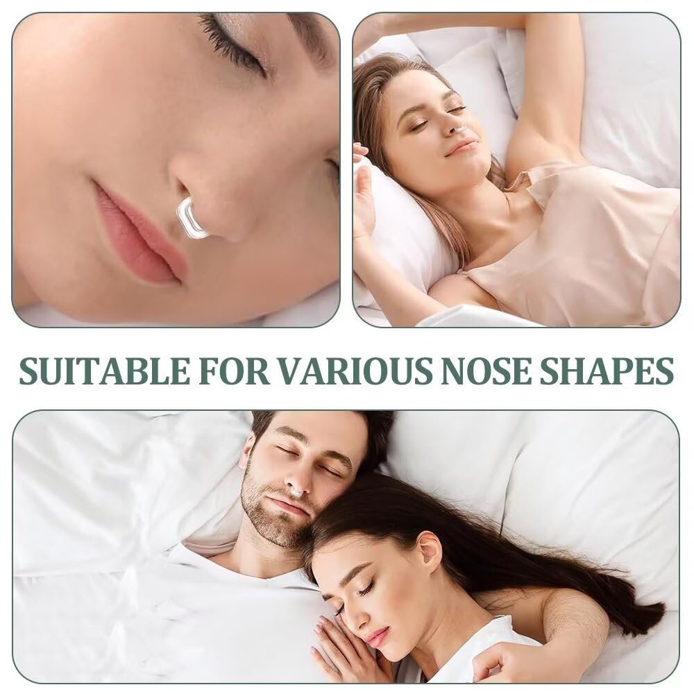 Кліпси проти хропіння (8 шт) Магнітні силіконові для покращення дихання, фото №7