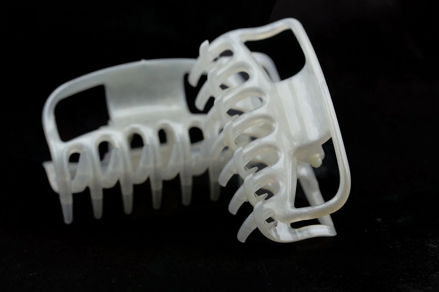 Заколка для волос Welovebeads 6 см, белая, фото №3 Заколка для волос Welovebeads 6 см, белая, фото №3