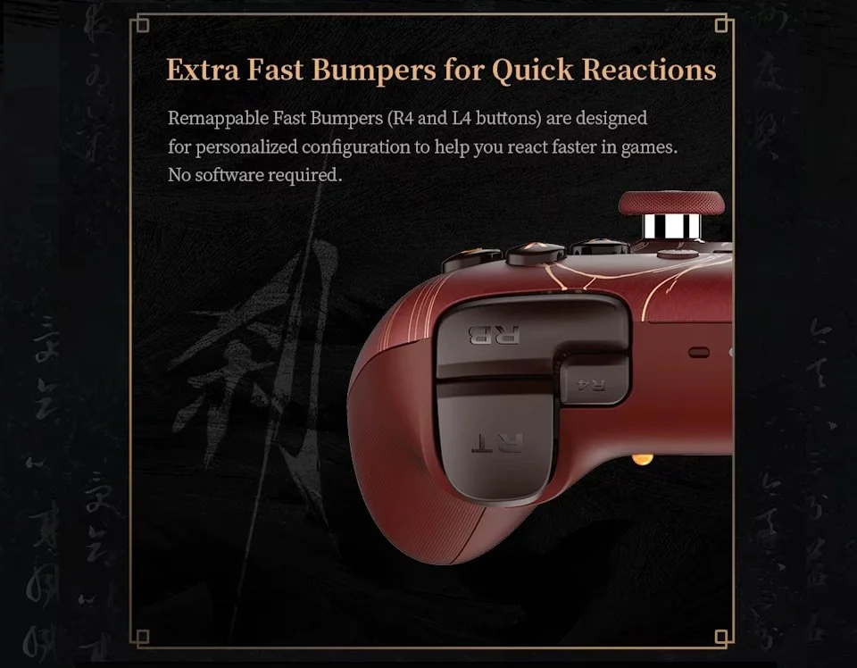 Геймпад 8Bitdo Ultimate 2 Wuchang Windows/Android TMR + Док-станция, фото №13