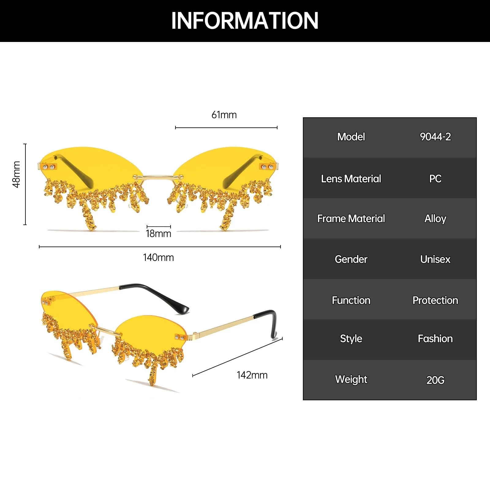 Винтажные солнцезащитные очки каплевидной формы YAMEIZE для женщин и мужчин, без оправы, с металлической оправой, защита от UV400, для вечеринок, смешные, Хэллоуин, фото №3 Винтажные солнцезащитные очки каплевидной формы YAMEIZE для женщин и мужчин, без оправы, с металлической оправой, защита от UV400, для вечеринок, смешные, Хэллоуин, фото №3