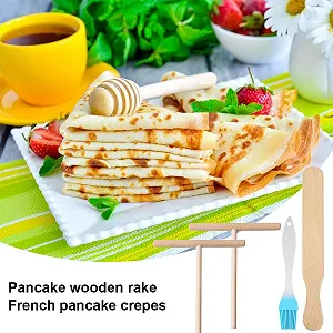 Набор аксессуаров для блинов 1 лопатка и 2 распределителя Бук цена на synthetic.ua - Фото 1 Набор аксессуаров для блинов 1 лопатка и 2 распределителя Бук synthetic.ua - Фото 1