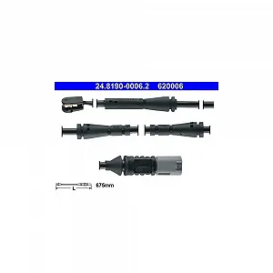 Датчик износа тормозных колодок ATE 24.8190-0006.2 для BMW передняя ось - Фото 1