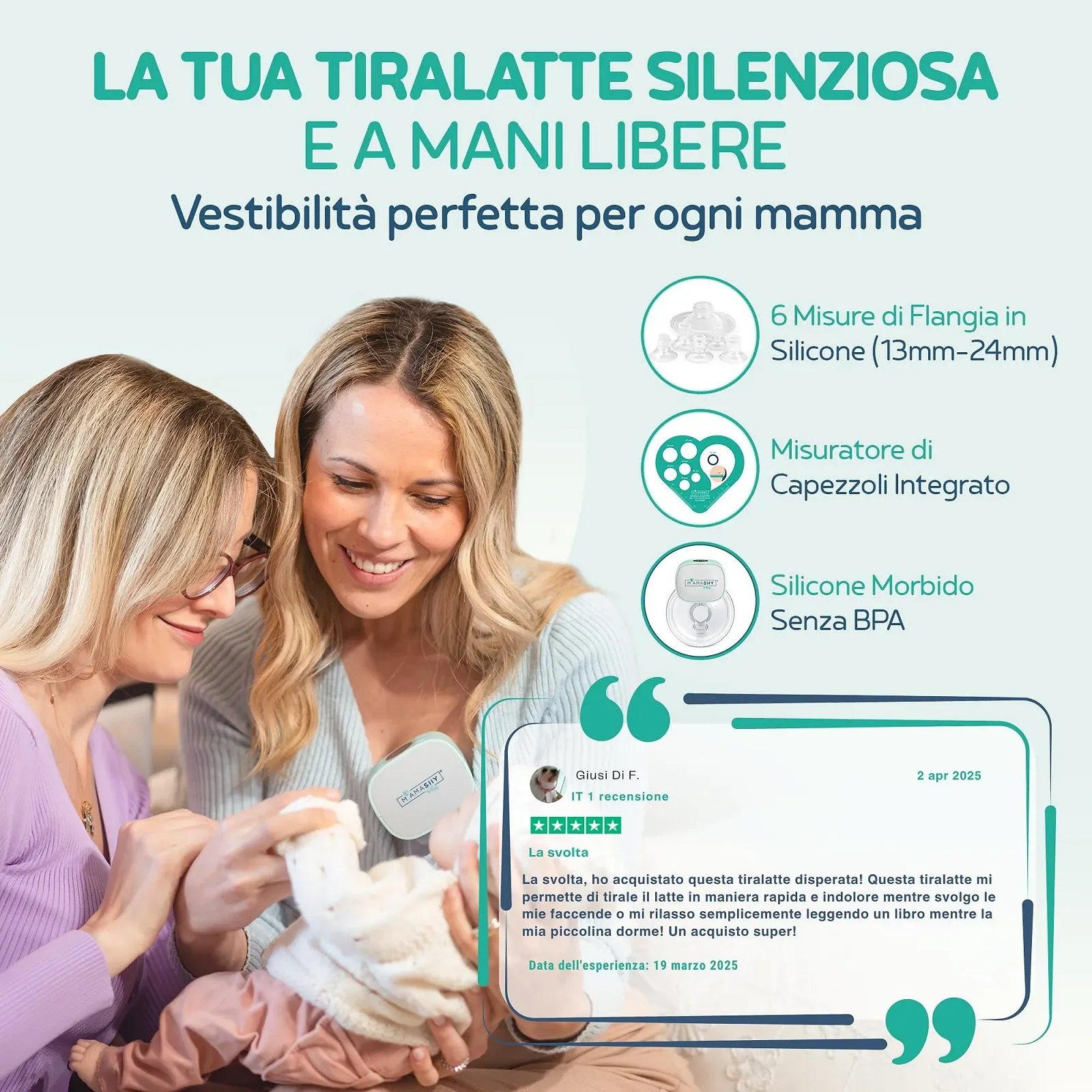 Набір для грудного вигодовування MAMASHY Mama Go молоковідсмоктувач та 2 чаші силікон без BPA, фото №6 Набір для грудного вигодовування MAMASHY Mama Go молоковідсмоктувач та 2 чаші силікон без BPA, фото №6