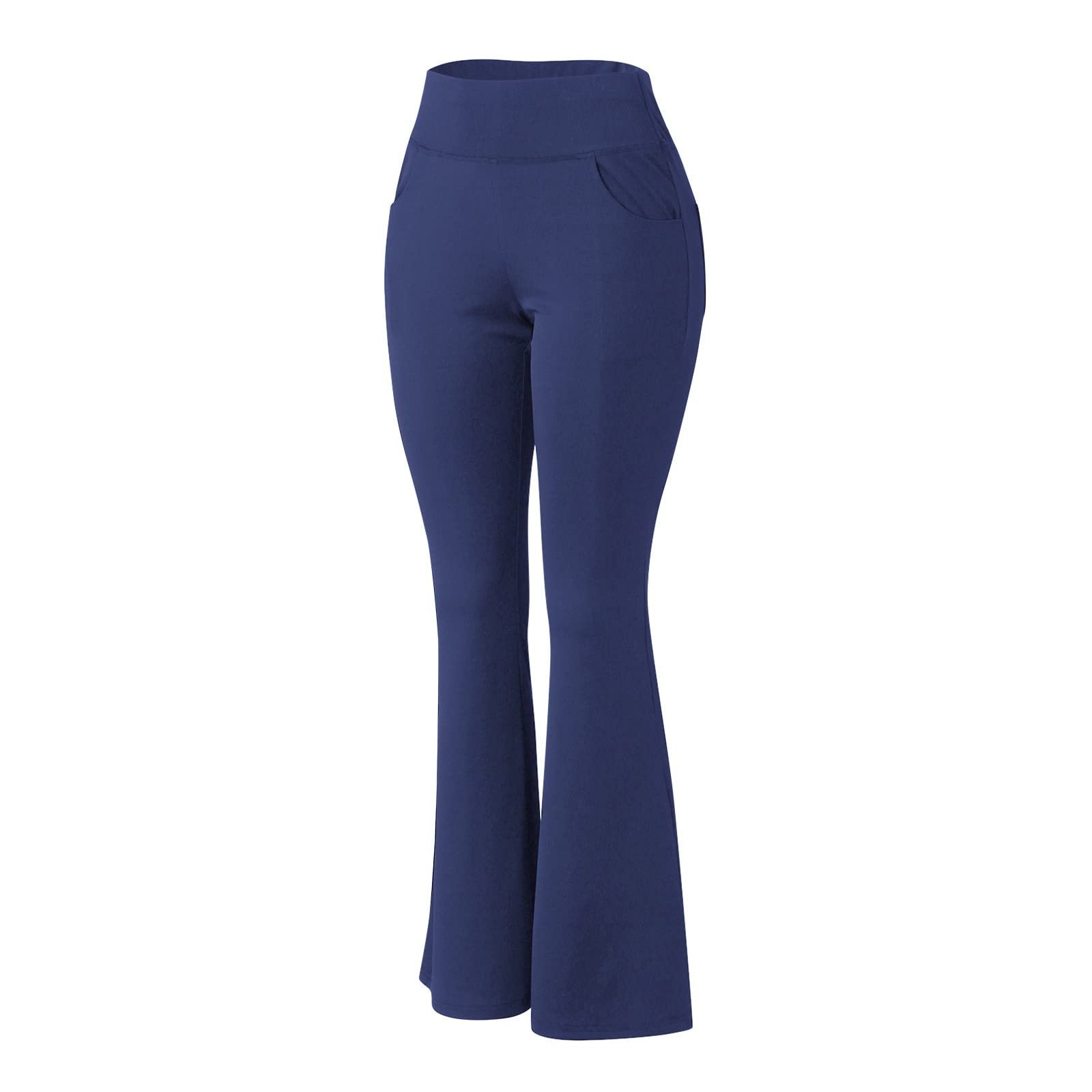 Легінси Yogahose жіночі кльош, спортивні Для йоги, легінси чорні довгі непрозорі з перехресною V-подібною талією, джоггери Bootcut Для спортзалу, фітнес з високою талією Для жінок, фото №5