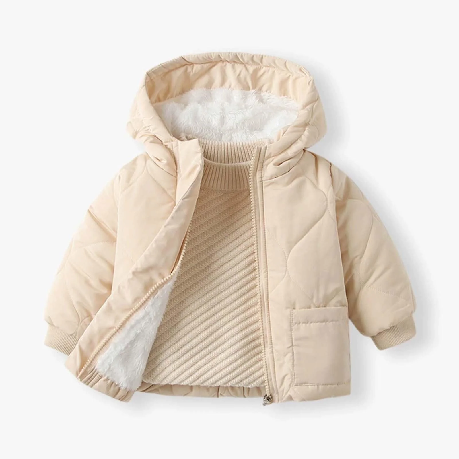 Зимова куртка для дівчат, пуховик, тепла зимова стьобана куртка, фото №7 Зимова куртка для дівчат, пуховик, тепла зимова стьобана куртка, фото №7