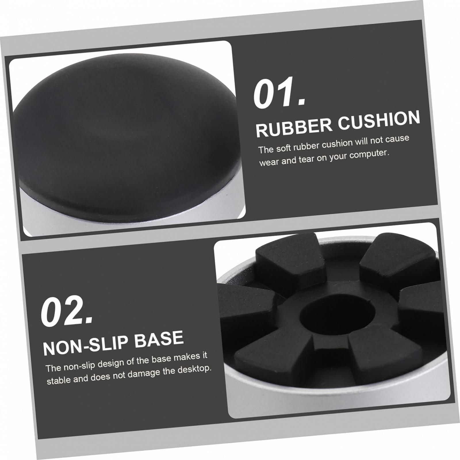 Подставка для ноутбука Vaguelly портативная, эргономичный дизайн, рассеивание тепла, нескользящая основа, фото №3