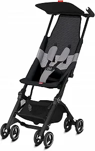Коляска Cybex GB Pockit Air All Terrain Airplane / До 22 кг / Легка / Для подорожей / Чорна - Фото 1
