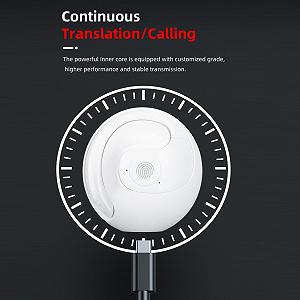 Наушники-переводчики Dpofirs JR07, 144 языка, 3 режима перевода с APP, Bluetooth 5.3, онлайн синхронный перевод в реальном времени, сенсорное управление synthetic.ua - Фото 1