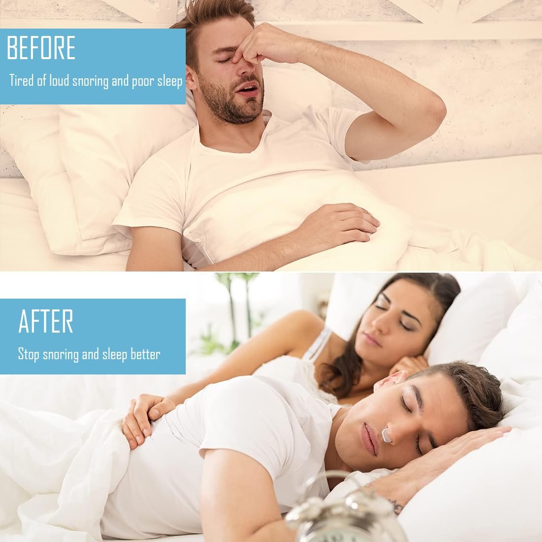 Кліпса проти хропіння Магнітний розширювач для носа 4 шт., фото №6