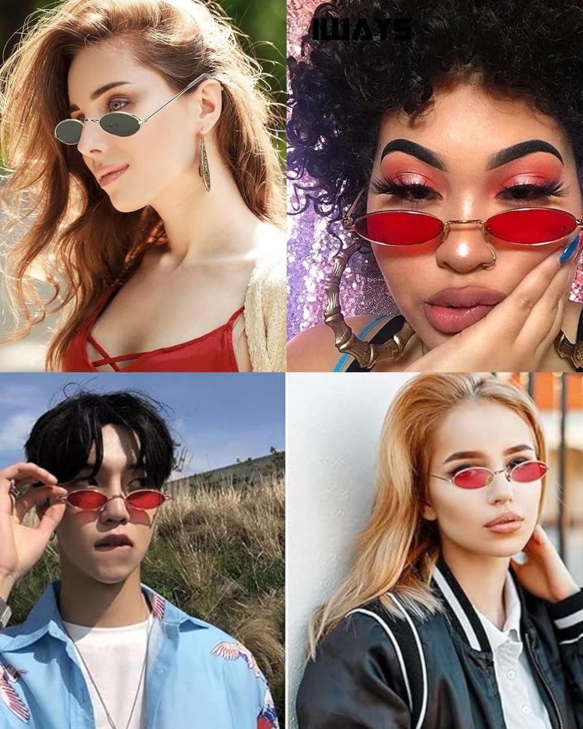 Солнцезащитные Очки Овальные KGDUYC Ретро, фото №5