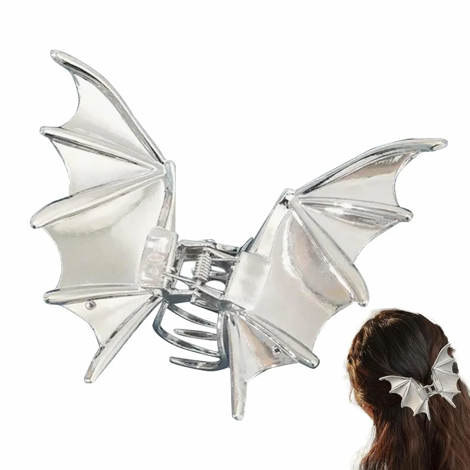 Заколка для волос Fledermausflügel, металлические крылья летучей мыши, заколки для волос, заколка для волос с крыльями летучей мыши, для взрослых, для всех возрастов, косметолога, фото №1