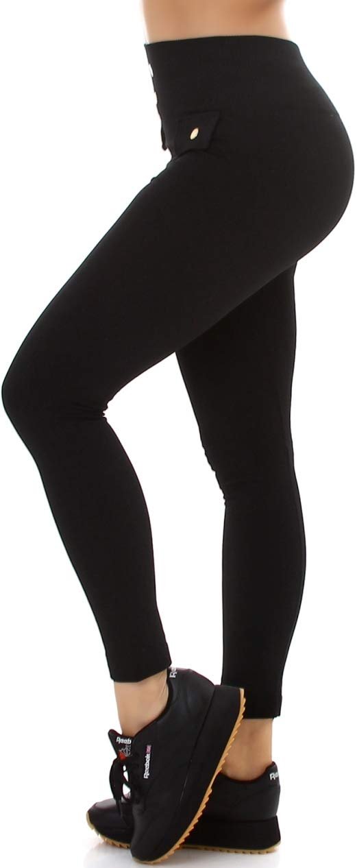Леггинсы Jela London с высокой посадкой, термо,Для фитнеса и спорта, Love Fine Rib Stretch, размер 34-38, фото №2