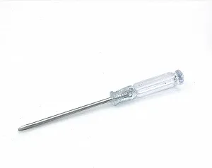 Викрутка сталева 3.8 дюйма хрестова/шліцьова для ремонту дрібних предметів - Фото 1