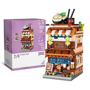 Купити Конструктор Модульний будинок YILETKC, 412 деталей, Японська вулична архітектура - Фото 1 Конструктор Модульний будинок YILETKC, 412 деталей, Японська вулична архітектура - Фото 1