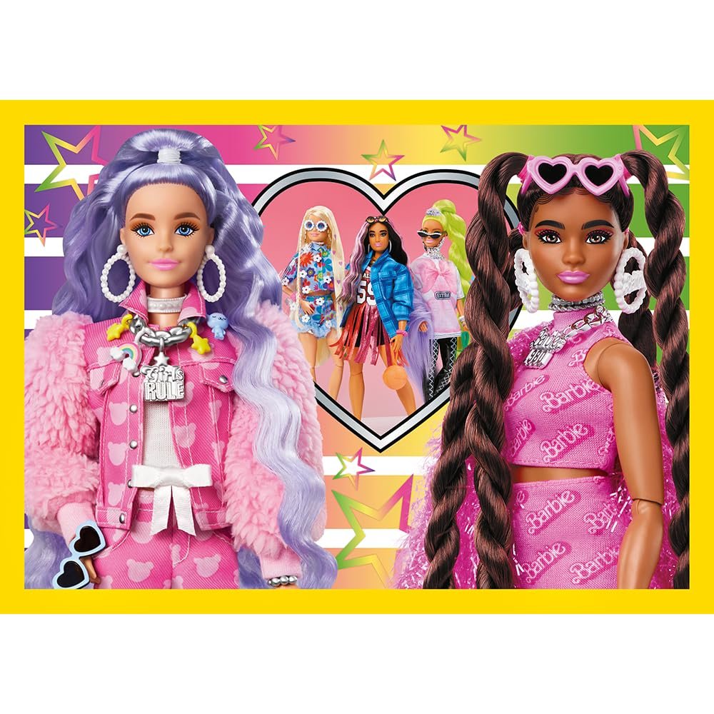 Пазл Trefl Barbie Funny Barbie World 4-в-1 35-70 елементів, фото №7
