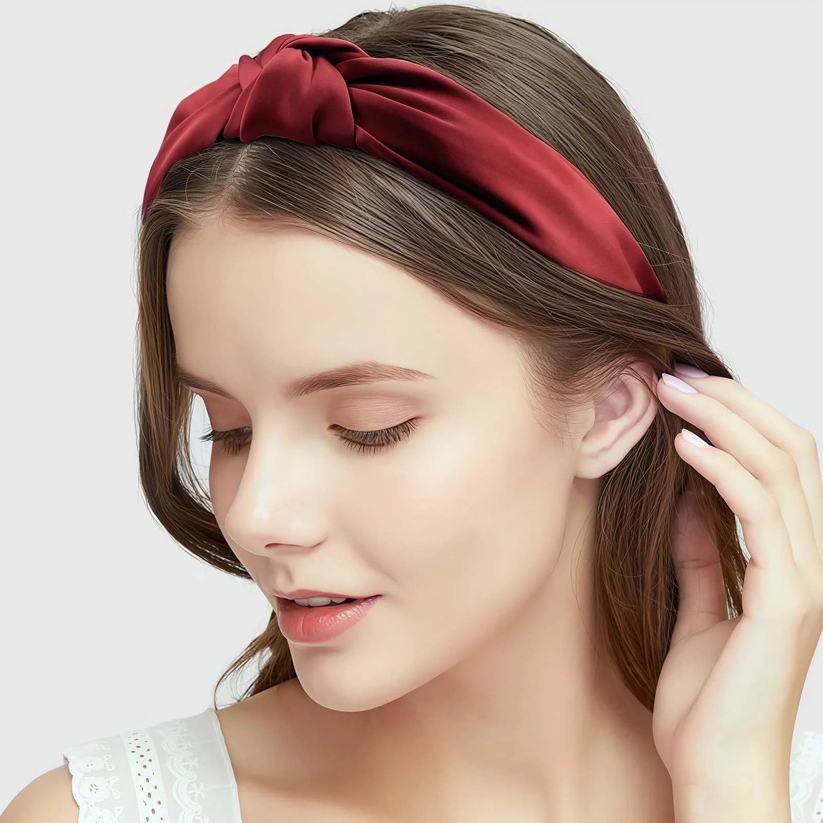 Набір широких обручів на голову для жінок, фото №6 Набір широких обручів на голову для жінок, фото №6