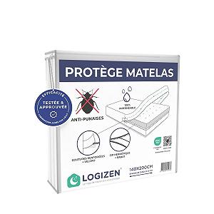 Чехол для матраса от клопов 140 x 200 см, сертифицированный лабораторией - Oeko-Tex - Водонепроницаемый - Профессиональное качество - Фото 1