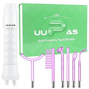 Високочастотний апарат UUPAS 6 в 1 портативний аргоновий ручний для обличчя з 6 аргоновими трубками - Фото 1