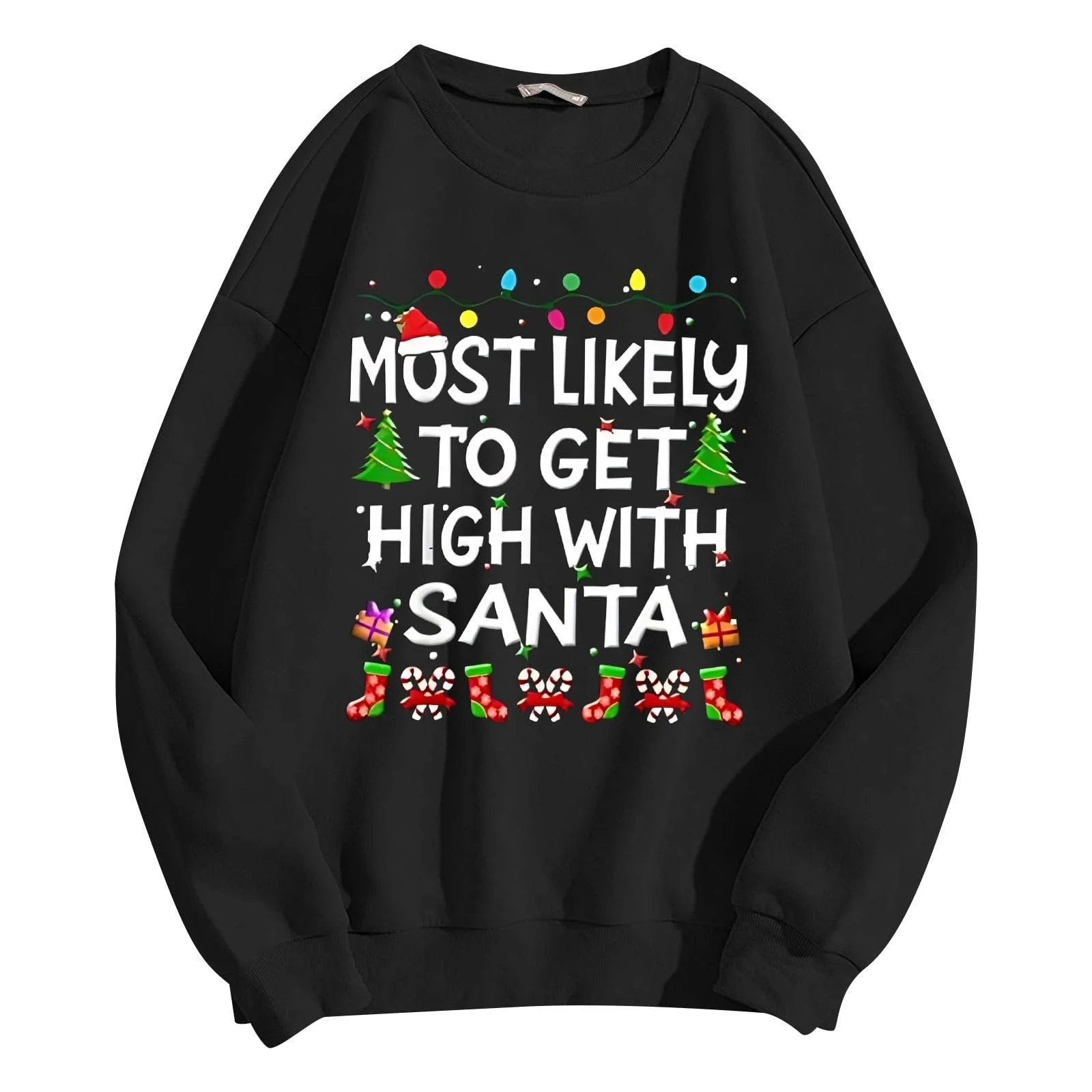 Пуловер Qzeanxy Женский Лонгслив Топ Хлопковая смесь Свитер Круглый вырез Цвета Спортивный Фитнес Цвета Oversized Свитшот Пуловер Без капюшона Basic, фото №4