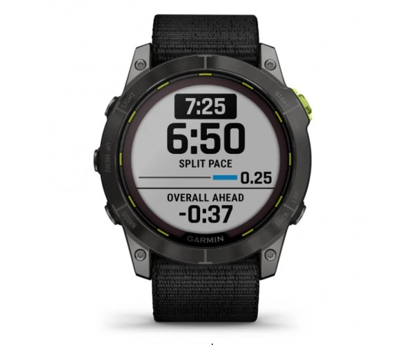 Смарт-годинник Garmin Enduro 2 Sapphire Carbon Gray DLC Titanium with Black UltraFit Nylon Strap (010-02754-13), фото №10