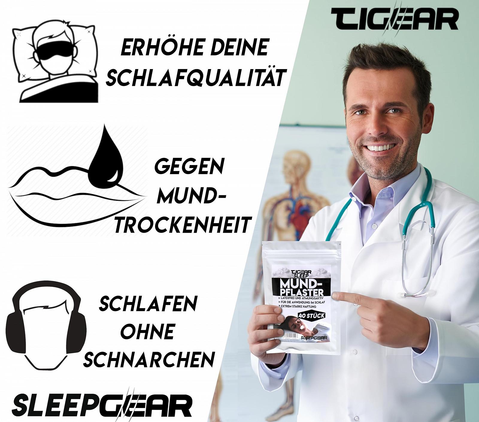 Пластыри для рта TIGEAR Sleep, 40 шт., фото №5