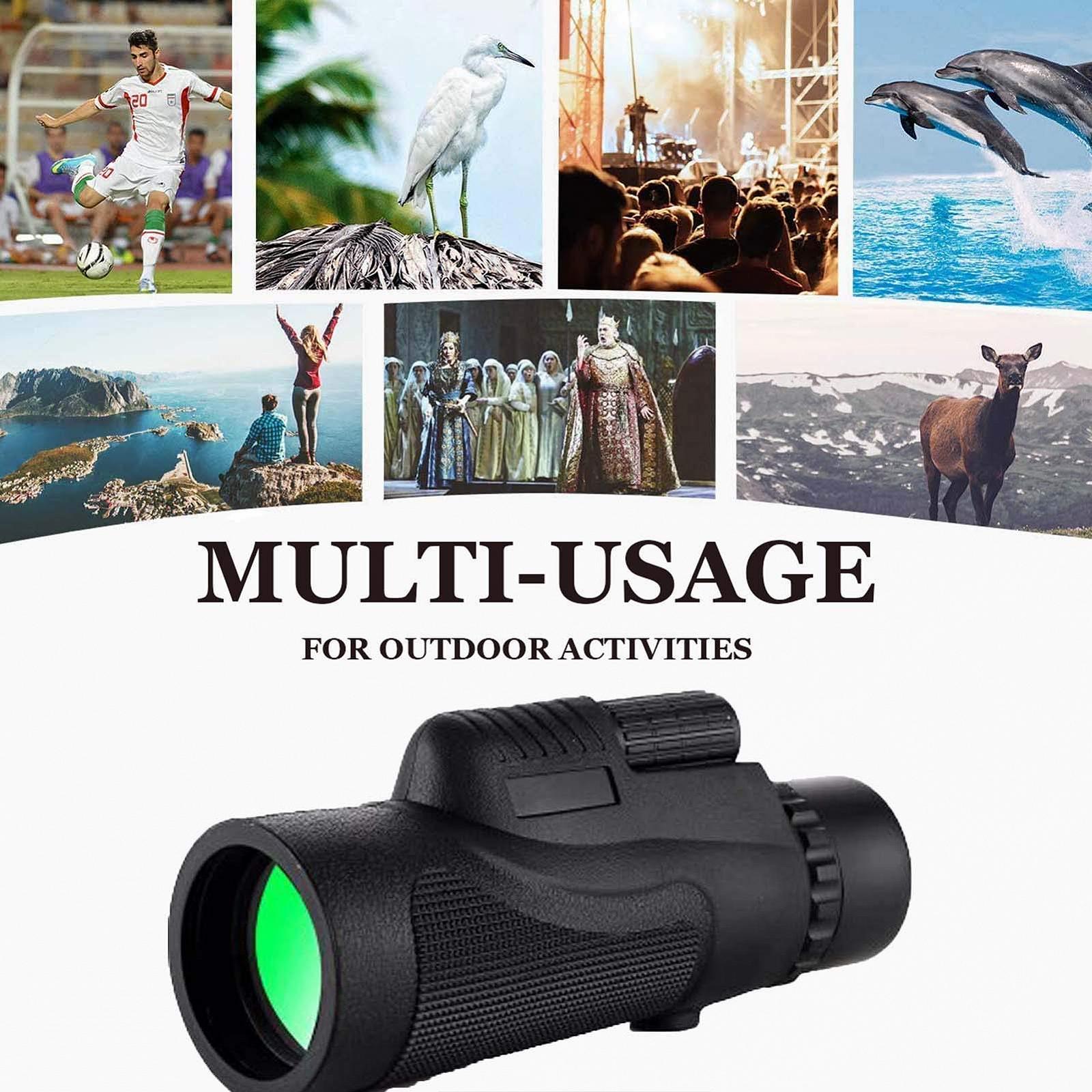 Монокуляр MRKU 40x60 HD Водонепроникний з компасом тримачем для смартфона штатив, фото №2 Монокуляр MRKU 40x60 HD Водонепроникний з компасом тримачем для смартфона штатив, фото №2