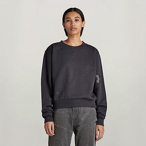 Купить Женский свитер G-Star RAW Multi Graphic Cropped Loose Sw - S - Фото 1 Женский свитер G-Star RAW Multi Graphic Cropped Loose Sw - S - Фото 1