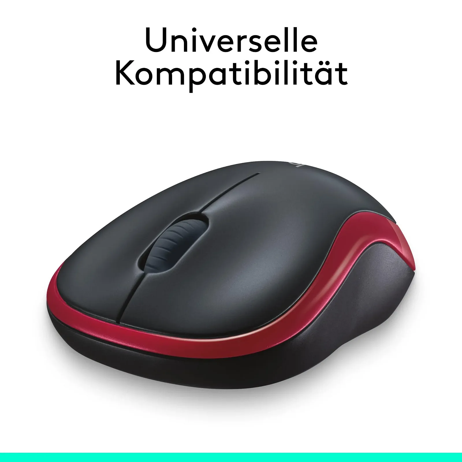 Мышь Беспроводная Logitech M185, 2.4 GHz, 1000 DPI, Красный, фото №8 Мышь Беспроводная Logitech M185, 2.4 GHz, 1000 DPI, Красный, фото №8