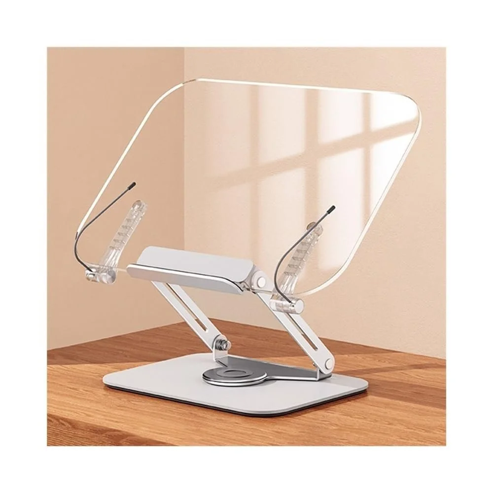 Підставка для ноутбука акрилова багатофункціональна для читання книг складана підставка для планшета підставка для ноутбука, фото №1