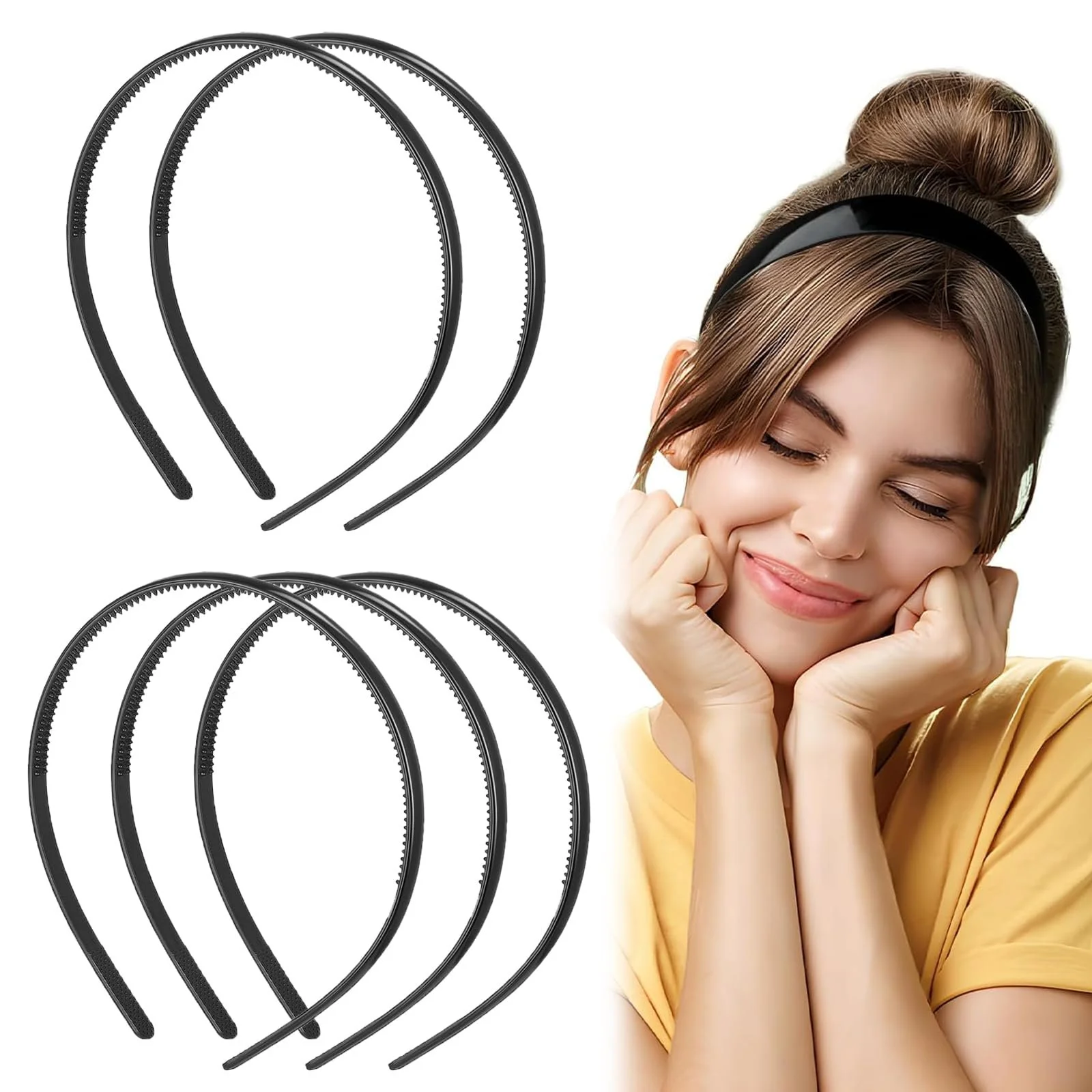 Обруч Черный (5 шт.) Широкий, фото №1 Обруч Черный (5 шт.) Широкий, фото №1