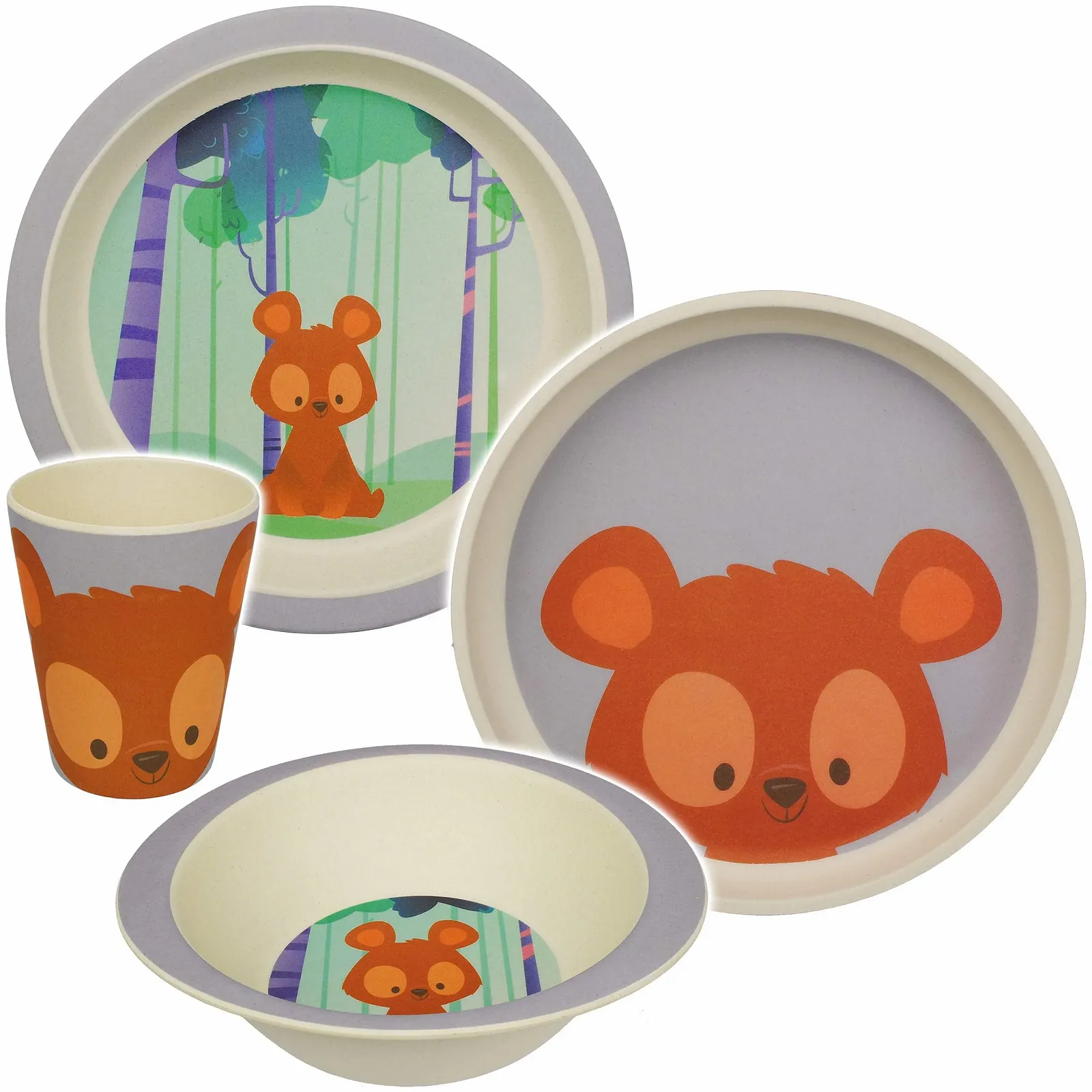 Набір дитячого посуду alles-meine.de Тварини Лісові, фото №7 Набір дитячого посуду alles-meine.de Тварини Лісові, фото №7