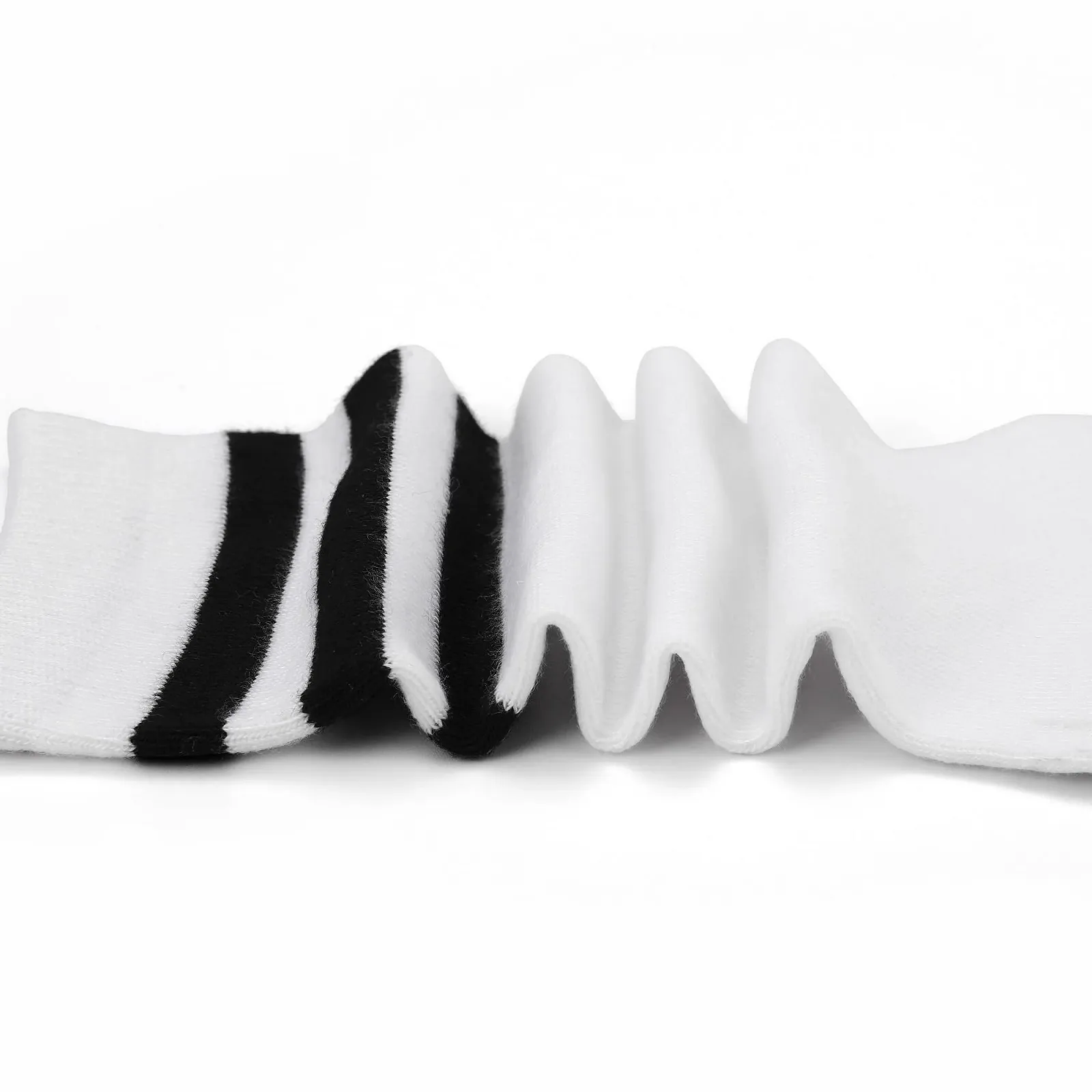 Полосатые носки Футбольные спортивные носки Носки для черлидеров Костюм для косплея Женские девичьи костюмы Хлопковые чулки Overknees, фото №5