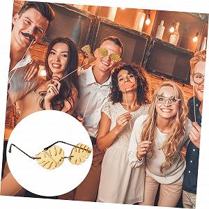 Оправа для очков PACKOVE 3 шт. в форме листа, желтые synthetic.ua - Фото 1