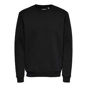 Толстовка мужская Regular Cut ONLY & SONS с круглым вырезом - Фото 1