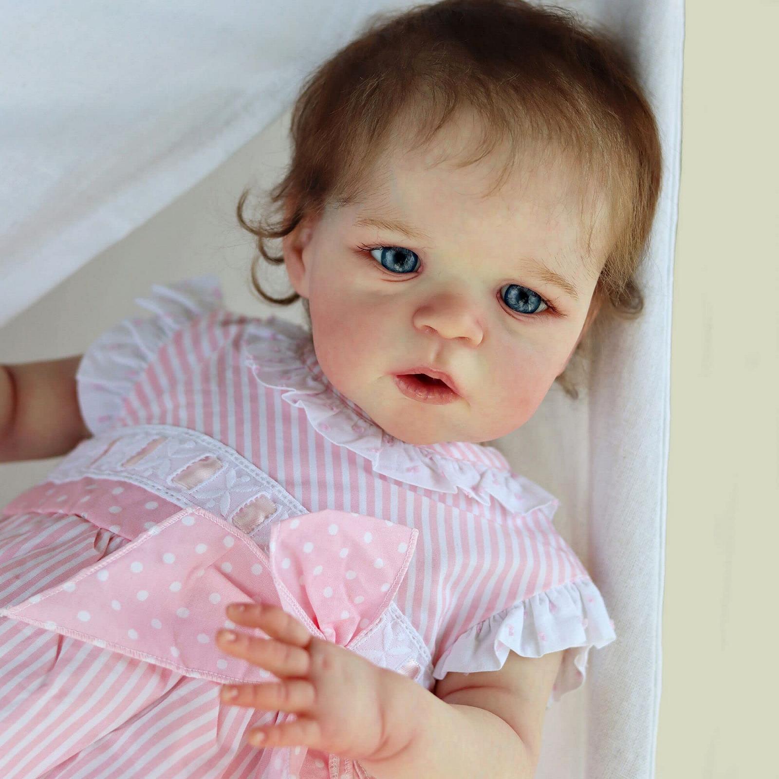 Лялька Zero pam Reborn Baby Girl Lifelike 60 см Силіконова лялька Як справжня дитина з реалістичними ляльками, фото №1