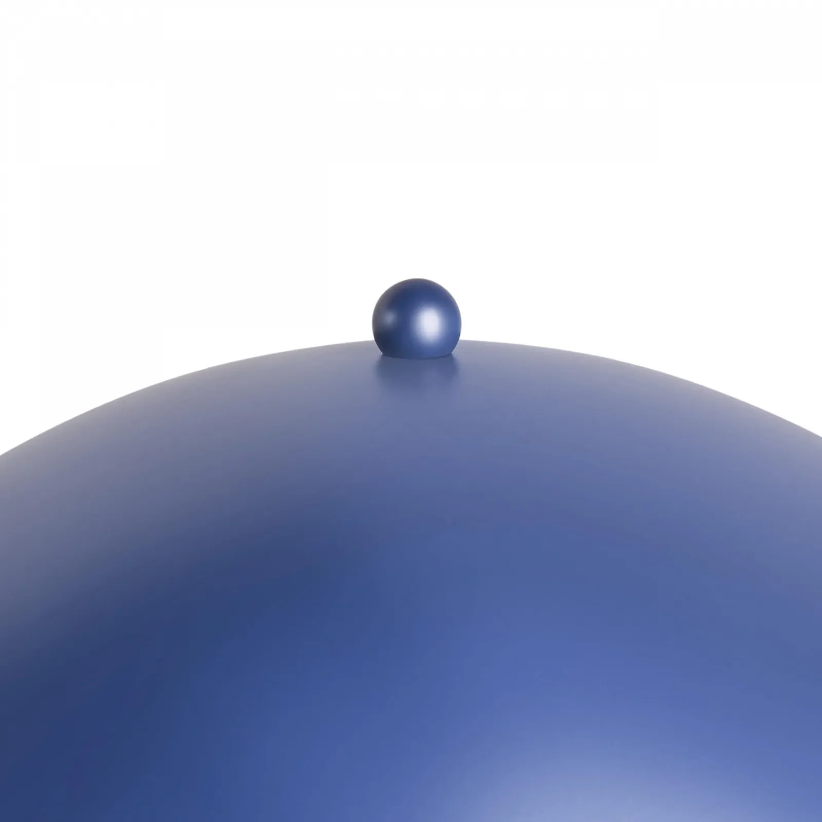 Настільна лампа Beliani Mopan металева синя з напівкруглим абажуром на 2 лампи 52 см висока Modern, фото №5