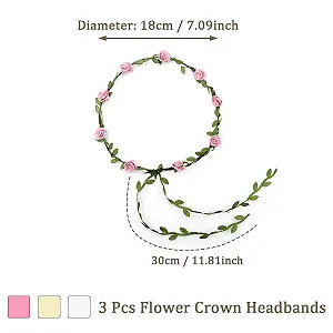 Венок для волос с цветами synthetic.ua - Фото 1