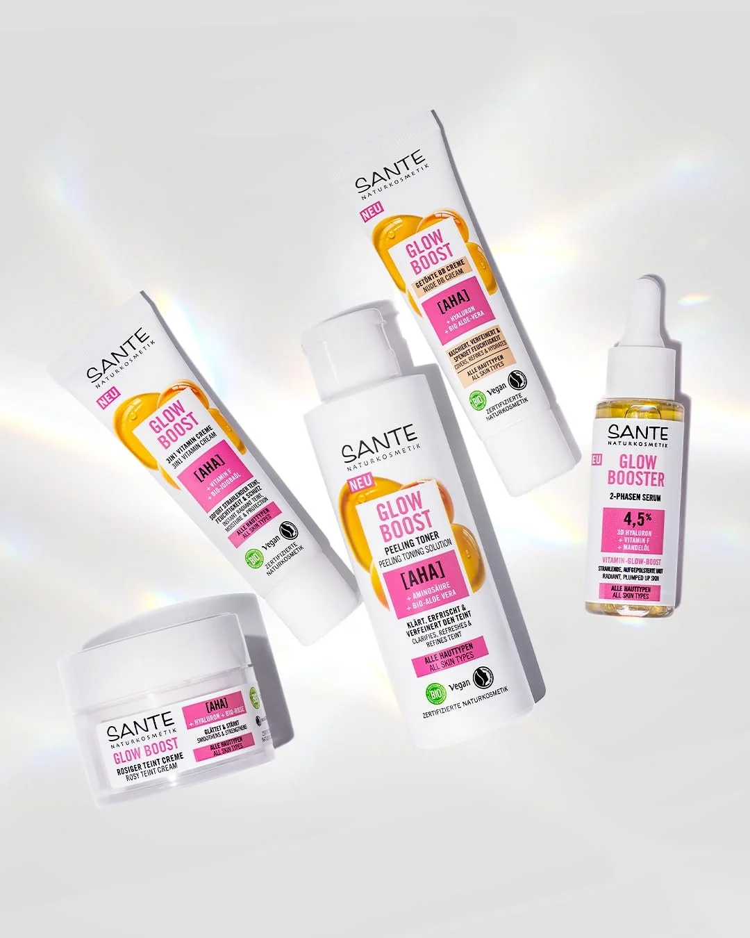 Вітамінний крем для обличчя SANTE Naturkosmetik Glow Boost 3-in-1 з AHA, вітаміном F та органічною олією жожоба 30 мл, фото №7 Вітамінний крем для обличчя SANTE Naturkosmetik Glow Boost 3-in-1 з AHA, вітаміном F та органічною олією жожоба 30 мл, фото №7