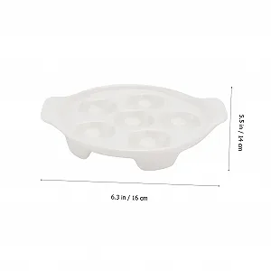 Форма для запікання равликів BESTYASH керамічна на 6 лунок Біла synthetic.ua - Фото 1